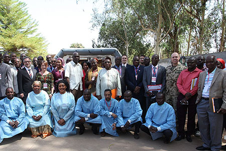 Cérémonie de remise d’un laboratoire mobile aux cinq pays du G5 Sahel